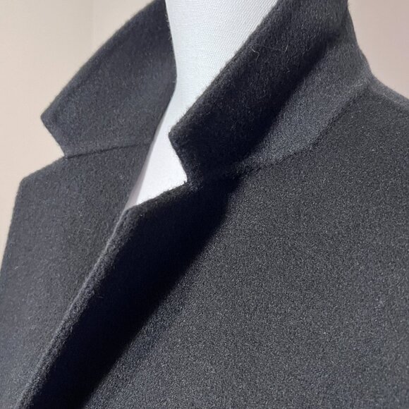 Alani the Grey Black Short Wool Cashmere feel Split Sleeves Coat NWOT Size Med - Picture 7 of 16